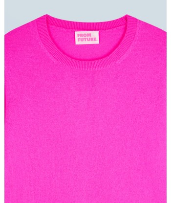 Pull Col Rond Basique (H24 / FEMME / Utopic Pink) pas chere