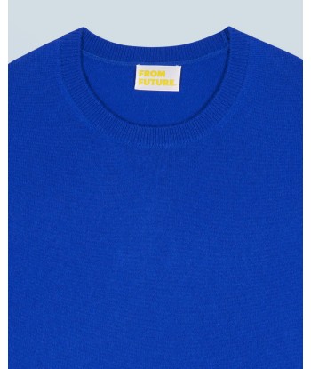 Pull Col Rond Basique (H24 / FEMME / Pop Blue) d'Europe débarque