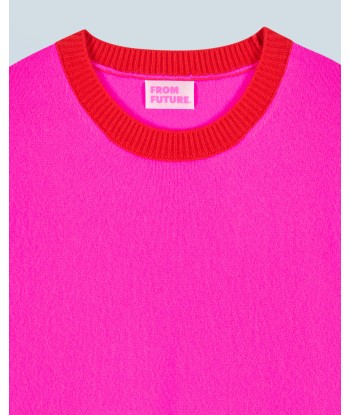 Pull Col Rond Bicolore Contraste Léger (H24 / FEMME / Utopic Pink) sélection de produits