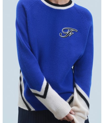 Pull Col Rond  (H24 / FEMME / Pop Blue) ouvre sa boutique