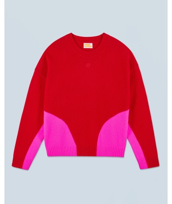 Pull Col Rond  (H24 / FEMME / Hot Red) vous aussi creer 