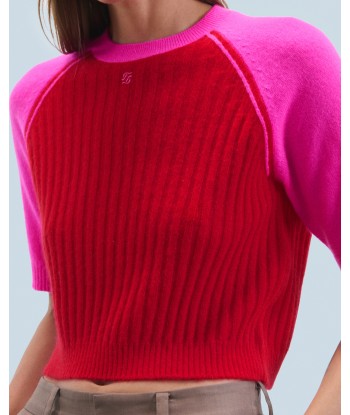 Pull Col Rond  (H24 / FEMME / Bright Red / 100% Cachemire) 50% de réduction en Octobre 2024