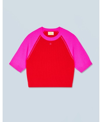 Pull Col Rond  (H24 / FEMME / Bright Red / 100% Cachemire) 50% de réduction en Octobre 2024