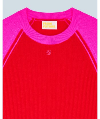 Pull Col Rond  (H24 / FEMME / Bright Red / 100% Cachemire) 50% de réduction en Octobre 2024