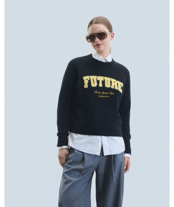 Pull Col Rond Future (H24 / FEMME / Noir) chez Cornerstreet bien 