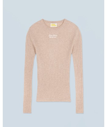 Pull Col Rond Seconde Peau (H24 / FEMME / Beige Chiné) du meilleur 