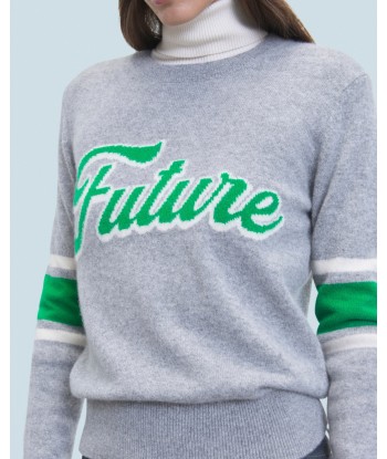 Pull Col Rond  (H24 / FEMME / Gris Chiné Foncé / 100% Cachemire) commande en ligne