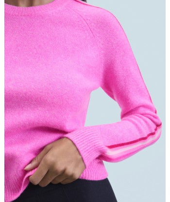 Pull Col Rond  (H24 / FEMME / Pink Mouline) le des métaux précieux