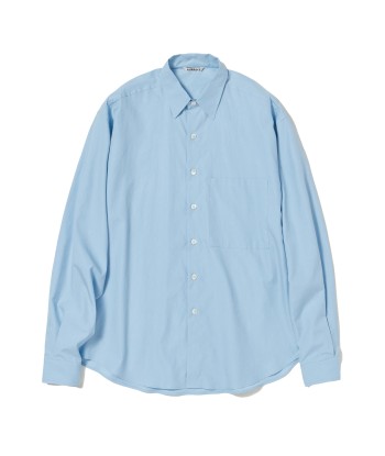 AURALEE - WASHED FINX TWILL SHIRT SAX BLUE une grave pollution 