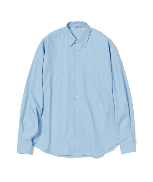 AURALEE - WASHED FINX TWILL SHIRT SAX BLUE une grave pollution 