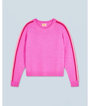 Pull Col Rond  (H24 / FEMME / Pink Mouline) le des métaux précieux