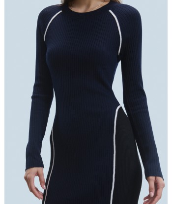 Robe Longue Manche Longue  (H24 / FEMME / Navy) acheter