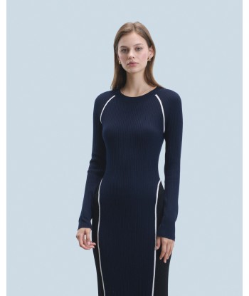 Robe Longue Manche Longue  (H24 / FEMME / Navy) acheter