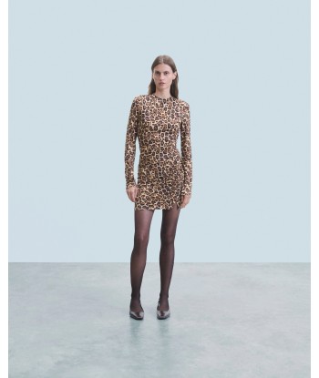 Robe Courte Manche Longue Jersey (H24 / FEMME / Hot Leopard) l'évolution des habitudes 