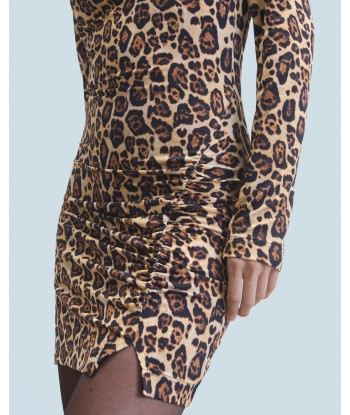 Robe Courte Manche Longue Jersey (H24 / FEMME / Hot Leopard) l'évolution des habitudes 