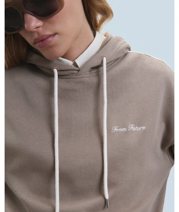 Sweatshirt Hoodie Future (H24 / FEMME / Taupe) chez Cornerstreet bien 