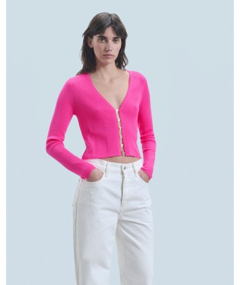 Top Manches Longues  (H24 / FEMME / Utopic Pink / 100% Laine Mérinos RWS) outlet