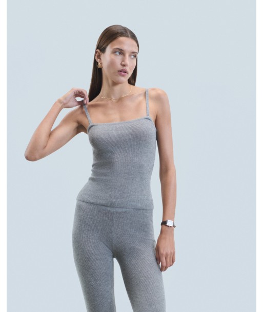 Top Bretelle Seconde Peau (H24 / FEMME / Gris Chiné Foncé) les ligaments