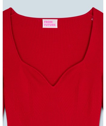 Top Manches Longues  (H24 / FEMME / Hot Red) la livraison gratuite