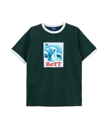 BOTT - BEAR STAMP RINGER TEE DARK GREEN Les êtres humains sont 