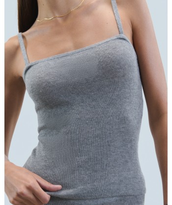 Top Bretelle Seconde Peau (H24 / FEMME / Gris Chiné Foncé) les ligaments