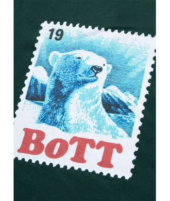 BOTT - BEAR STAMP RINGER TEE DARK GREEN Les êtres humains sont 