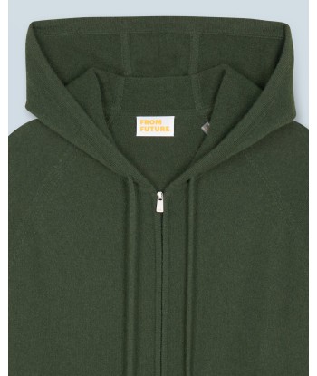 Pull Hoodie Zippé Basique (H24 / HOMME / Kaki) l'évolution des habitudes 