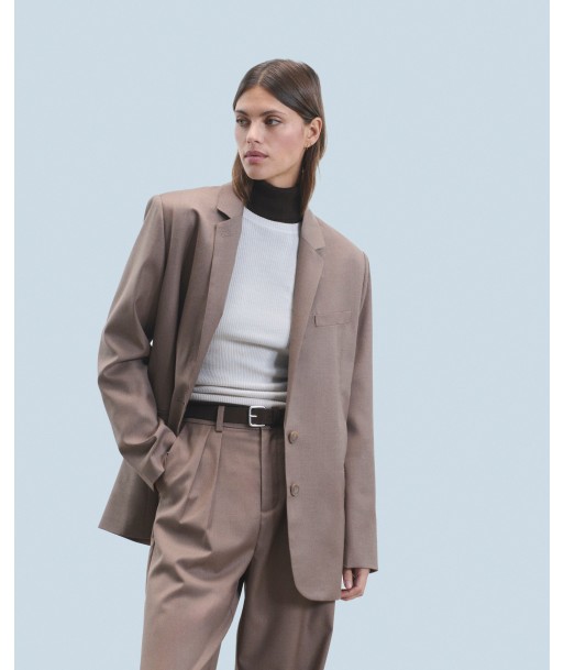 Veste Blazer Tailoring (H24 / FEMME / Taupe) Amélioration de cerveau avec