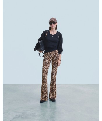 Pantalon Flare Jersey (H24 / FEMME / Hot Leopard) de France