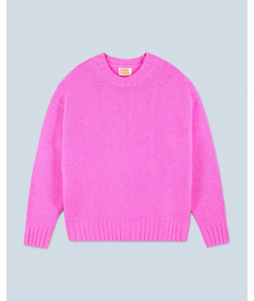 Pull Col Rond  (H24 / FEMME / Pink Mouline) meilleur choix