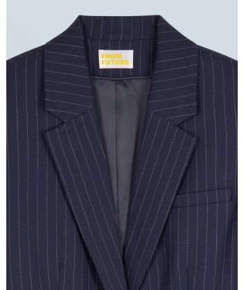 Veste Blazer Tailoring (H24 / FEMME / Rayures Navy) l'évolution des habitudes 