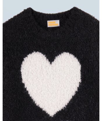 Pull Col Rond Coeur (H24 / FEMME / Noir) online