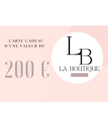 CARTE CADEAU 200 EUROS acheter en ligne