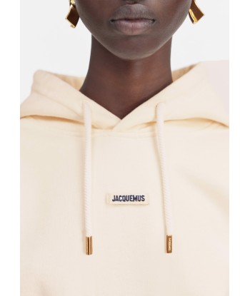 JACQUEMUS - LE HOODIE GROS GRAIN LIGHT BEIGE à prix réduit toute l'année